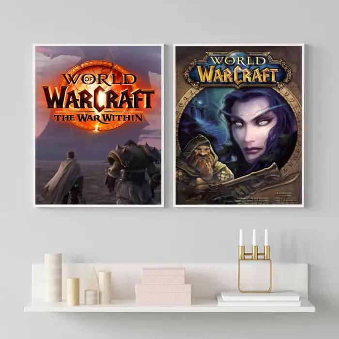 World of Warcraft – affiche de jeu vidéo polyvalente HD
