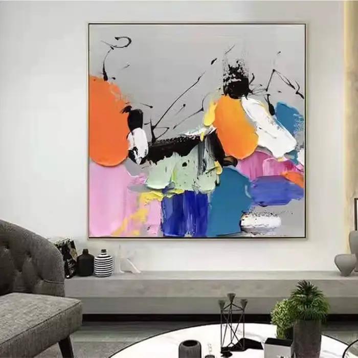 Peinture à l'huile sur toile épaisse