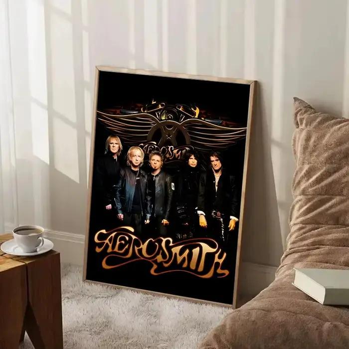 Affiche de groupe de rock A-Aerosmith