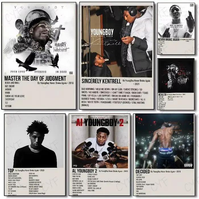 Y-YoungBoy – affiche d'art de rappeur