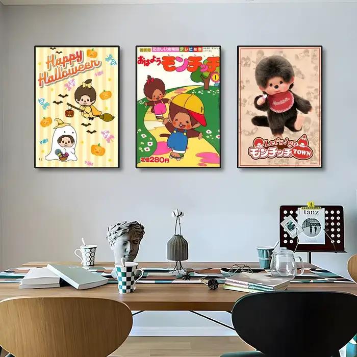Affiche de dessin animé M-Monchhichis