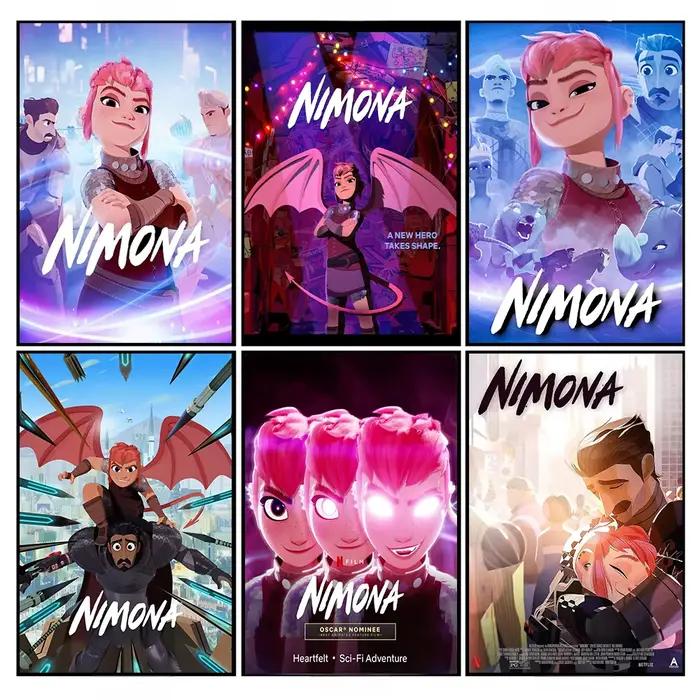 Nimona – affiche de film imprimée