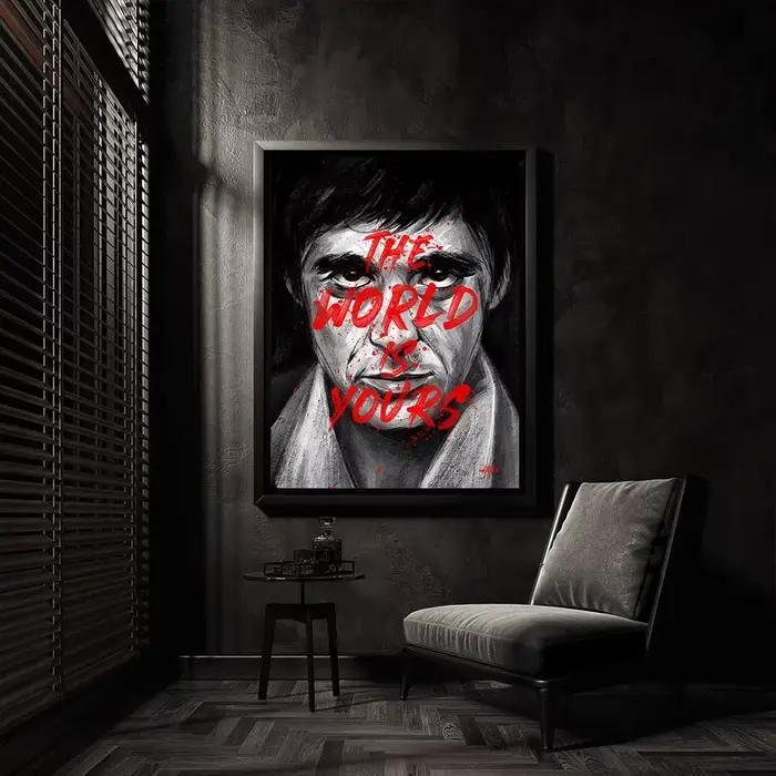Peinture sur toile El Chapo