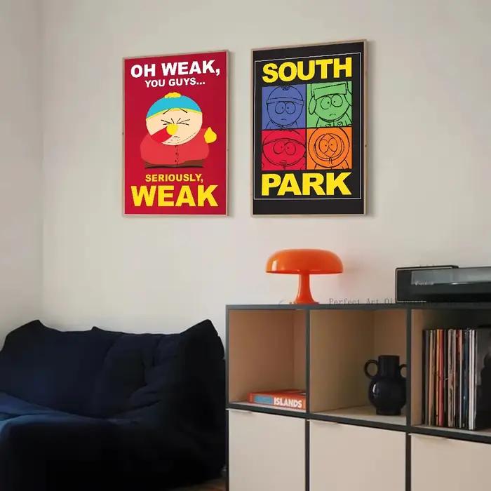 Affiche de film classique Parkes de dessin animé du sud