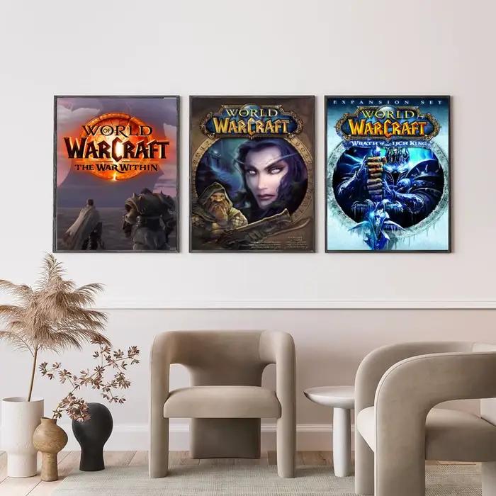 World of Warcraft – affiche de jeu vidéo polyvalente HD