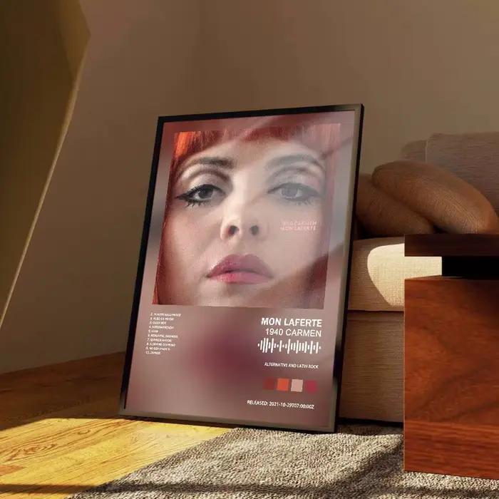 Mon Laferte Album affiche HD Art maison salon chambre Bar esthétique toile peinture