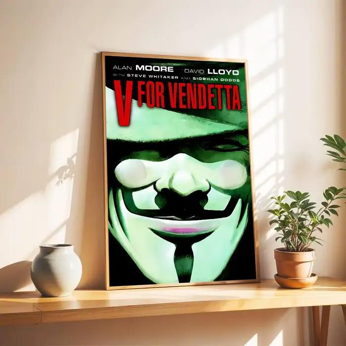 Affiche artistique V pour V-Vendetta