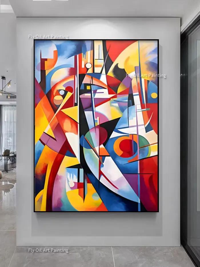 Peinture à l'huile peinte à la main Wassily Kandinsky