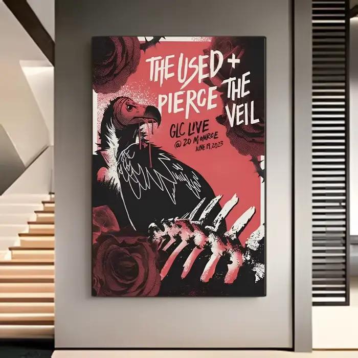Affiche de groupe de rock P-Pierce The Veil