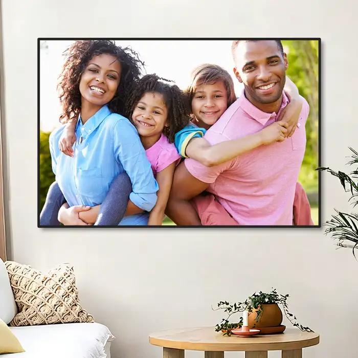 Peinture sur toile personnalisée pour famille et enfants