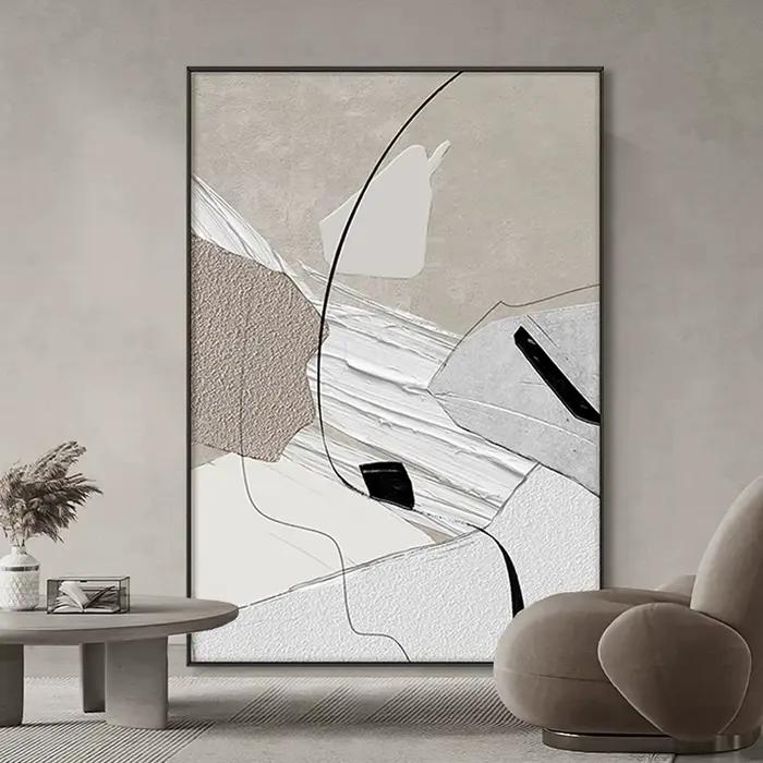 Peinture à l'huile sur toile abstraite