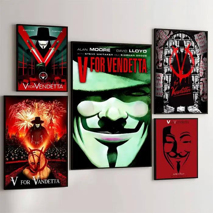 Affiche artistique V pour V-Vendetta