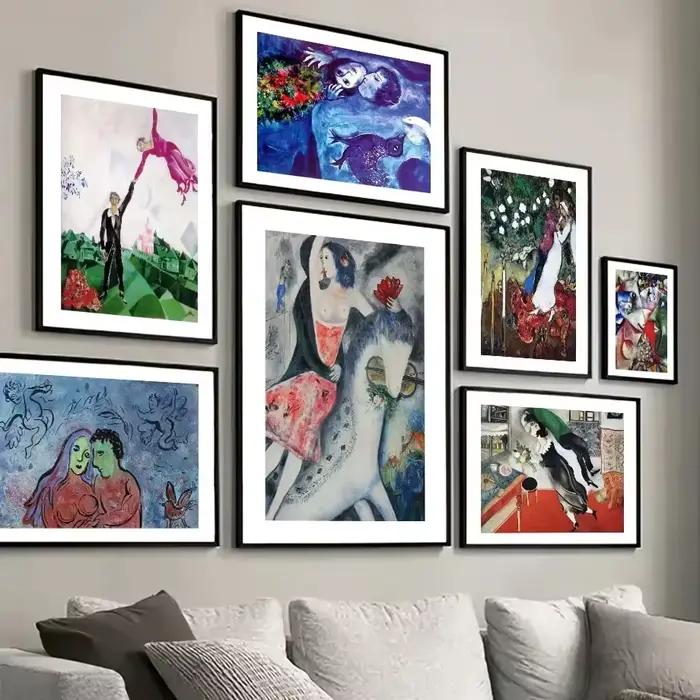 Art mural minimaliste scandinave