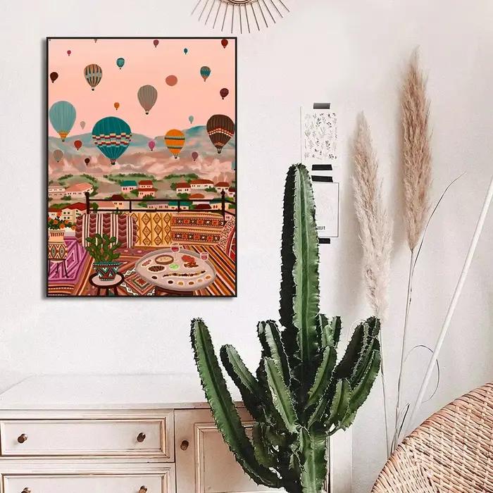 Affiche Murale de Ville de Voyage avec Porte du Maroc