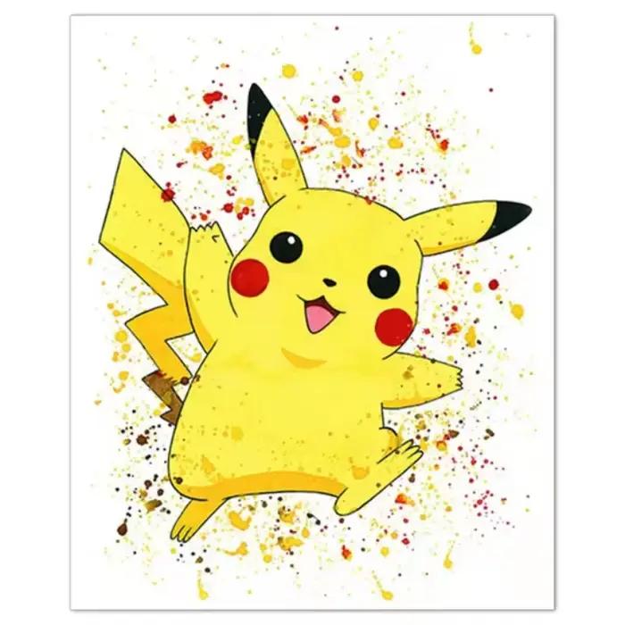 Peinture sur toile de dessin animé Pokemon