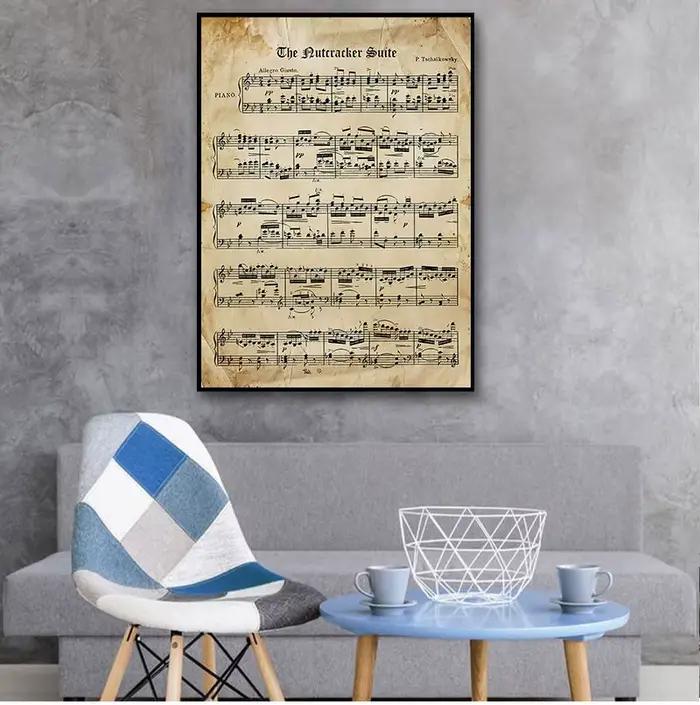 Affiche et impression de partitions Vintage casse-noisette