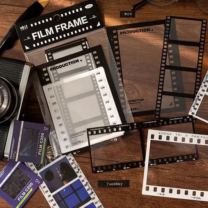 Autocollant de cadre de film photo vintage