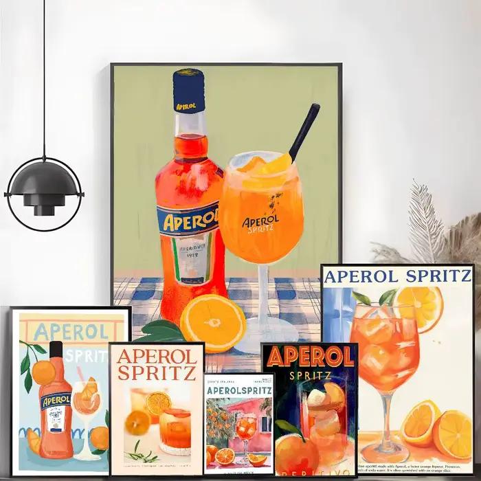 Affiche de vin italien A-Aperol spritz