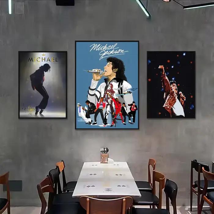 Peinture sur toile de musiciens et chanteurs