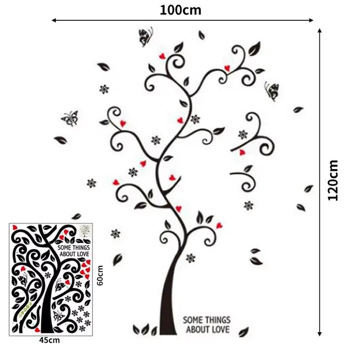 Autocollant mural arbre pour cadre Photo familial