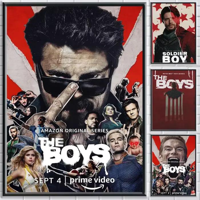 The Boys Classic films Poster Chambre salon étude et au-delà du décor auto-adhésif + cadeau parfait