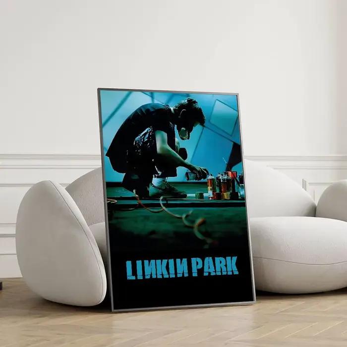 L-Linkin P-Park affiche affiches peintures décoratives étude chambre Bar fond