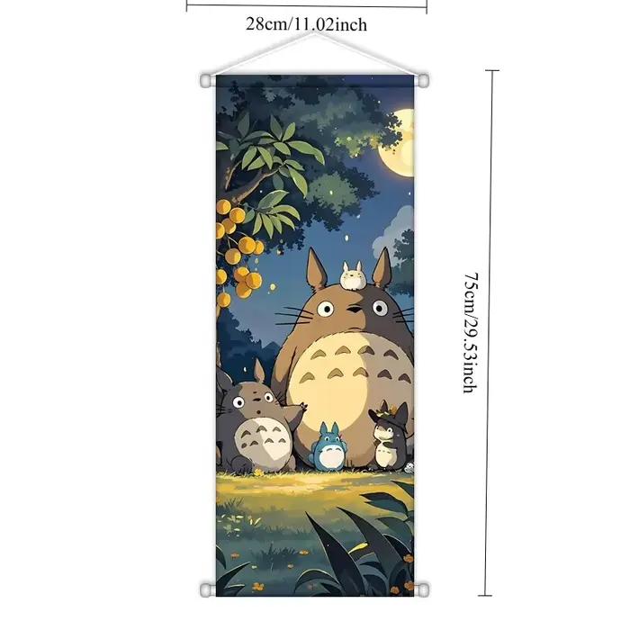 Affiches Murales Décoratives HD Imprimées de Personnages d'Anime Mon Voisin Totoro