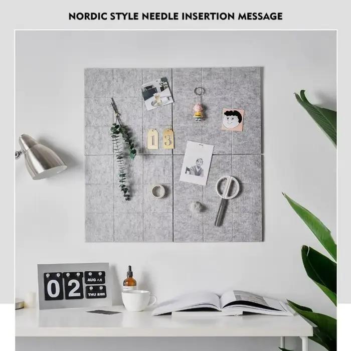 Tableau d'affichage en feutre pour murs