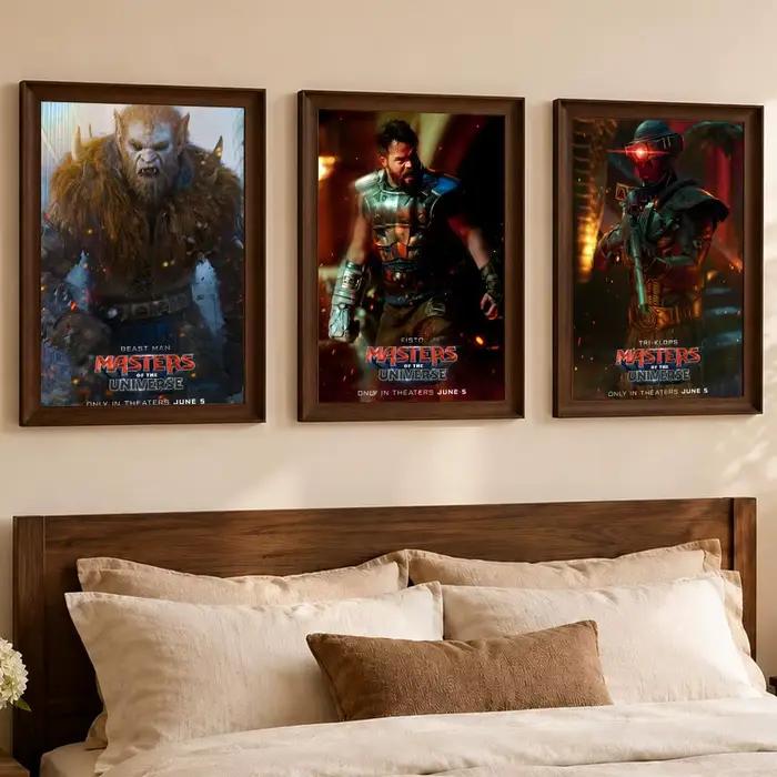 Affiche de film M-Masters of the Universe, affiche autocollante, impression d'art mural, décoration moderne pour la maison, salon, chambre à coucher