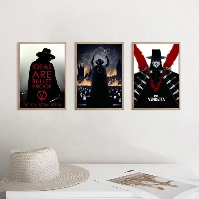 Impression d'affiche de film de V For Vendetta