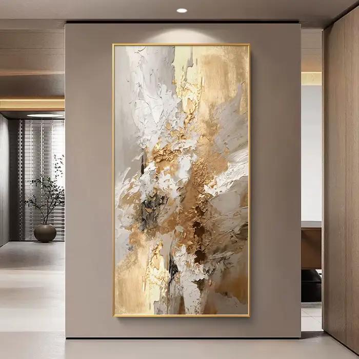 Toile d'art mural abstrait de luxe