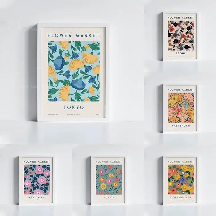 Affiches Takflower du marché des fleurs