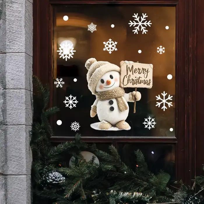 Autocollants de fenêtre de noël