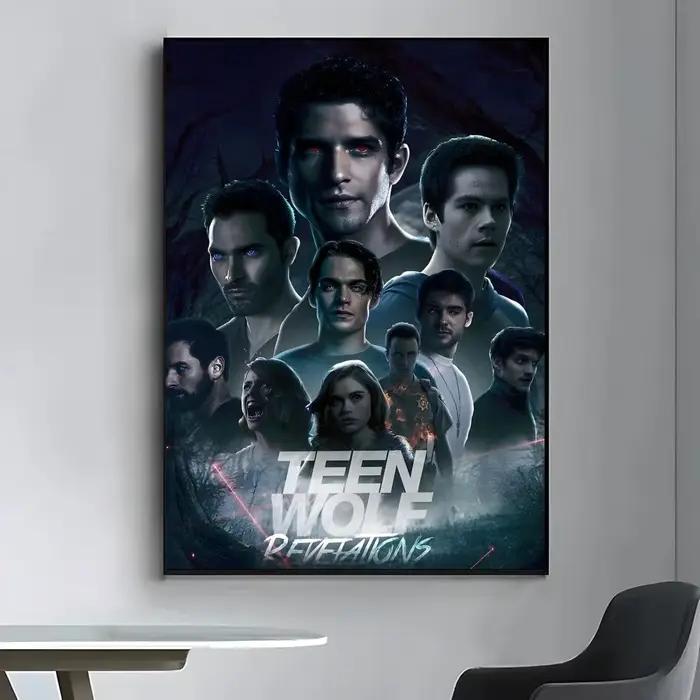 Affiche T-Teen Wolf, autocollants haute définition