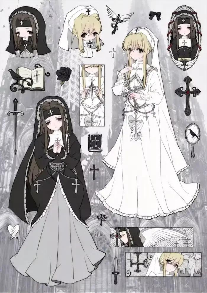 Autocollants mignons de style manga