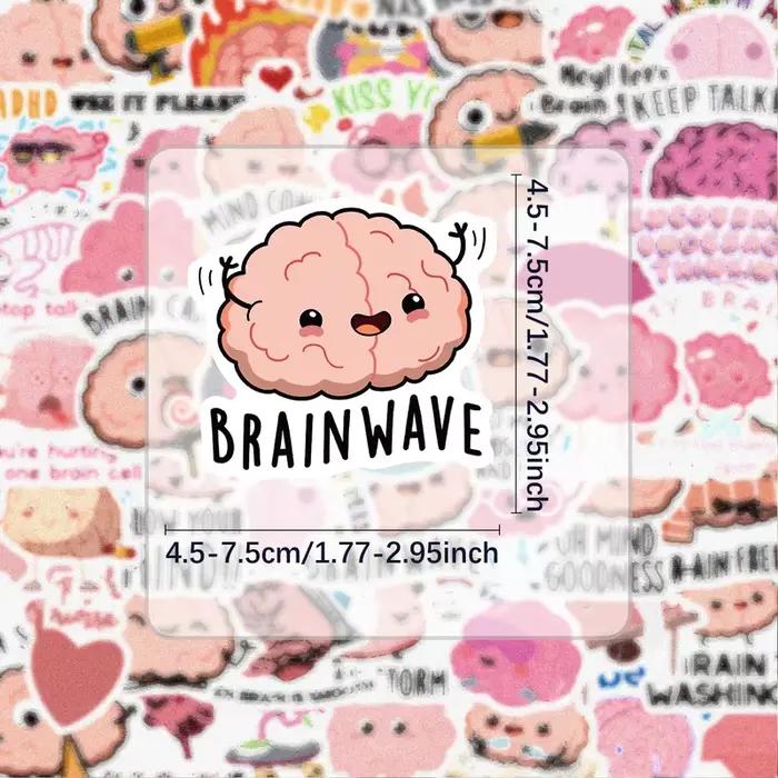 50 autocollants amusants pour le cerveau