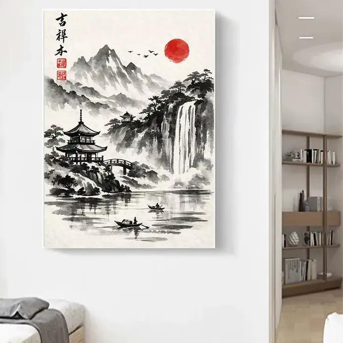 Peinture à l'encre japonaise