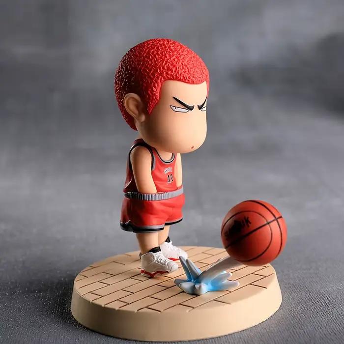 Figurines d'action Anime Slam Dunks version Q Sakuragi Hanamichi Rukawa Kaede, modèles de poupées, ornements de voiture, jouets pour enfants, décoration de gâteau