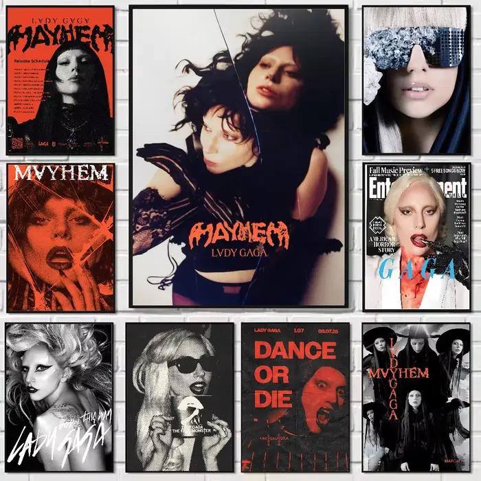 Affiche Singer L-Lady Gaga Mayhem