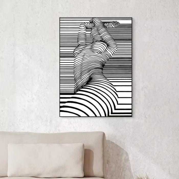 Art mural abstrait moderne