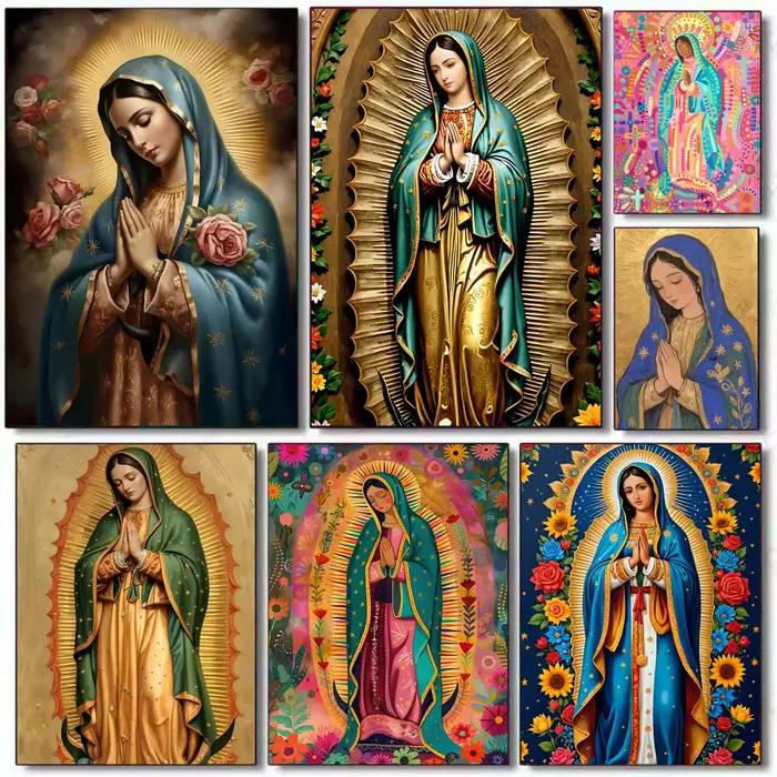 Peinture de la Vierge de Guadalupe