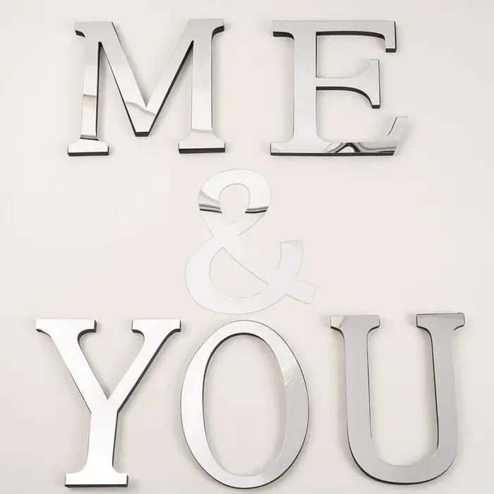 Lettres Anglaises 3D de Grande Taille de 20cm