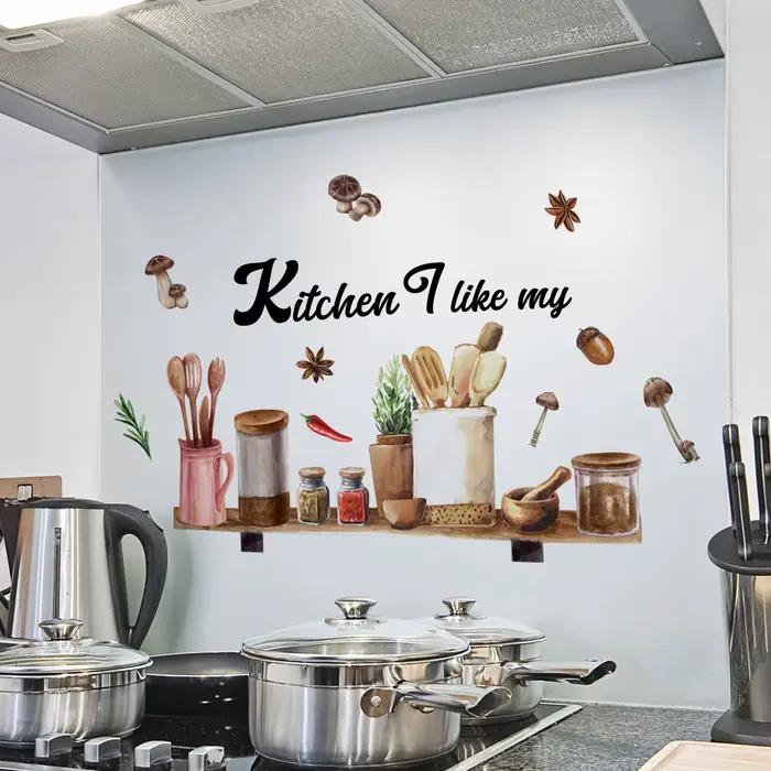 Autocollant mural motif I Like My Kitchen