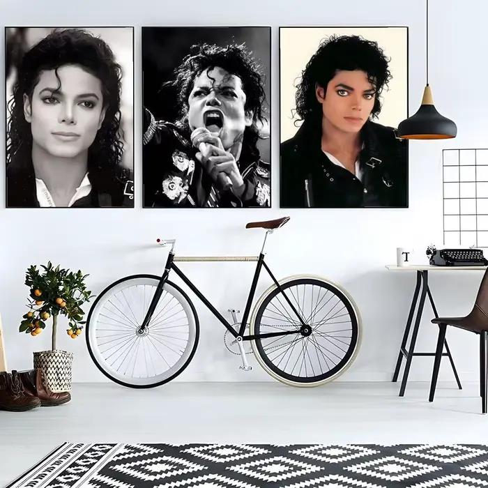 Affiche iconique du chanteur m-Michael j-Jackson