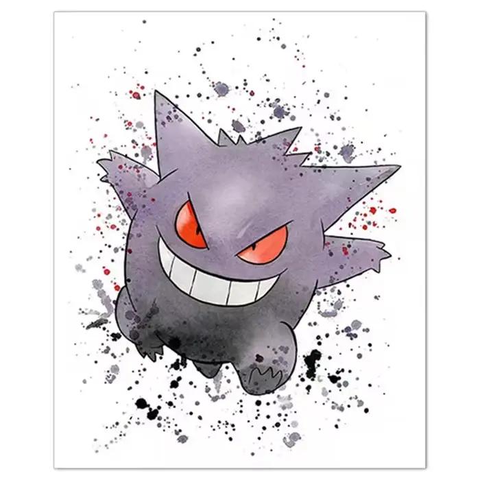 Peinture sur toile de dessin animé Pokemon