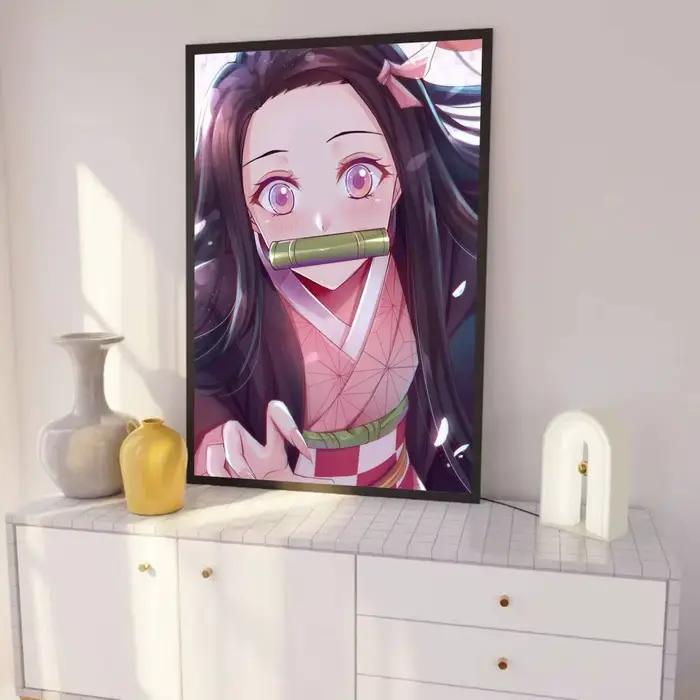 Affiches autocollantes imperméables avec personnages d'anime N-nezuko