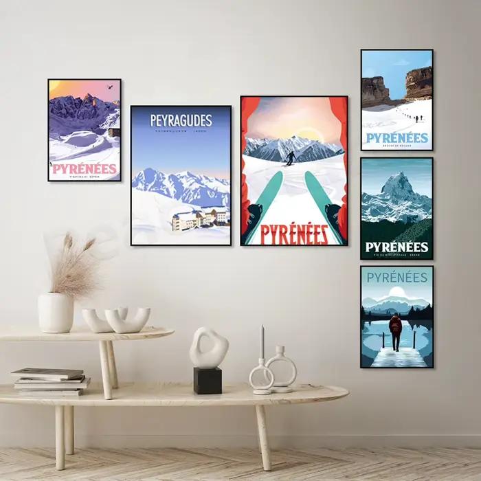 Affiche des Pyrénées - Brèche de Roland
