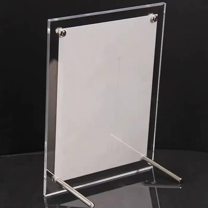 Boîte à cadre en acrylique transparent