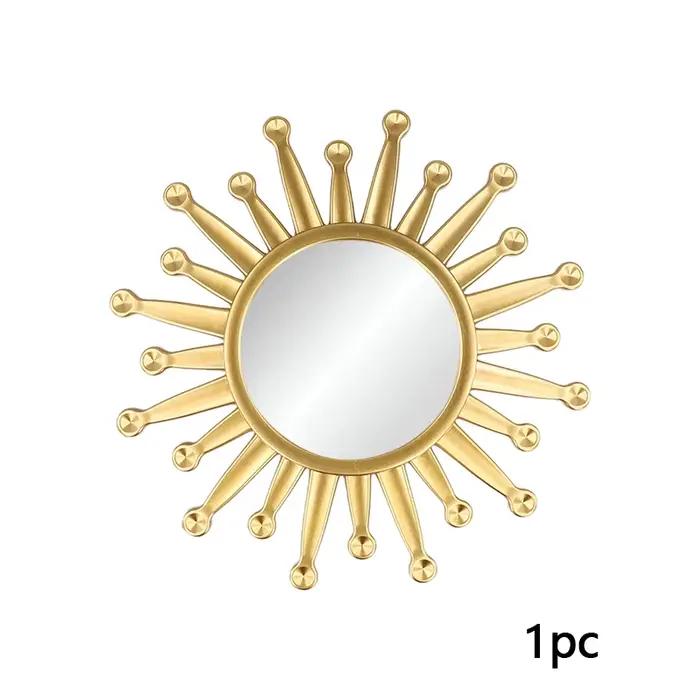 Miroir décoratif moderne à cadre doré