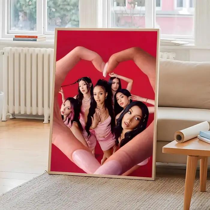 K-kATSEYE Band Poster Art Painting